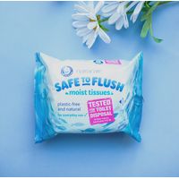 Natracare Safe To Flush Moist Toilet Tissues